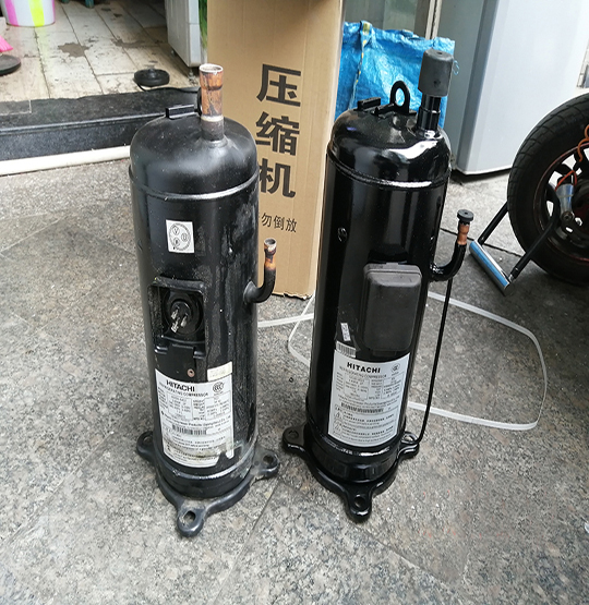 淄川中央空调压缩机的更换维修